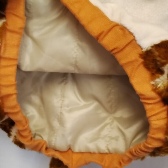 Giraffe Toddler Costume 24mos Halloween Plushy Animal Costume Warm Cuddly - Picture 7 of 9